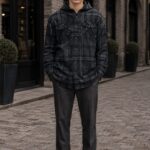 Denali Flannel Hoody Jacket - Black