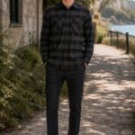 Timber Flannel Long Sleeve Shirt - Black