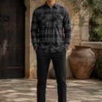 Timber Flannel Long Sleeve Shirt - Dark Grey