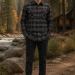 Timber Flannel Long Sleeve Shirt - Dark Grey