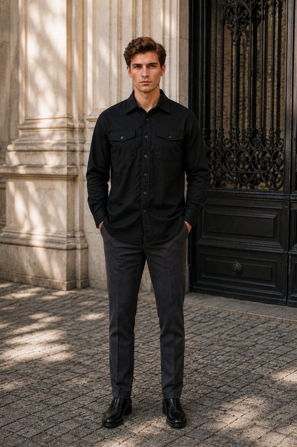 Yukon Flannel Jacket - Black