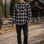Yukon Flannel Jacket - Light Grey