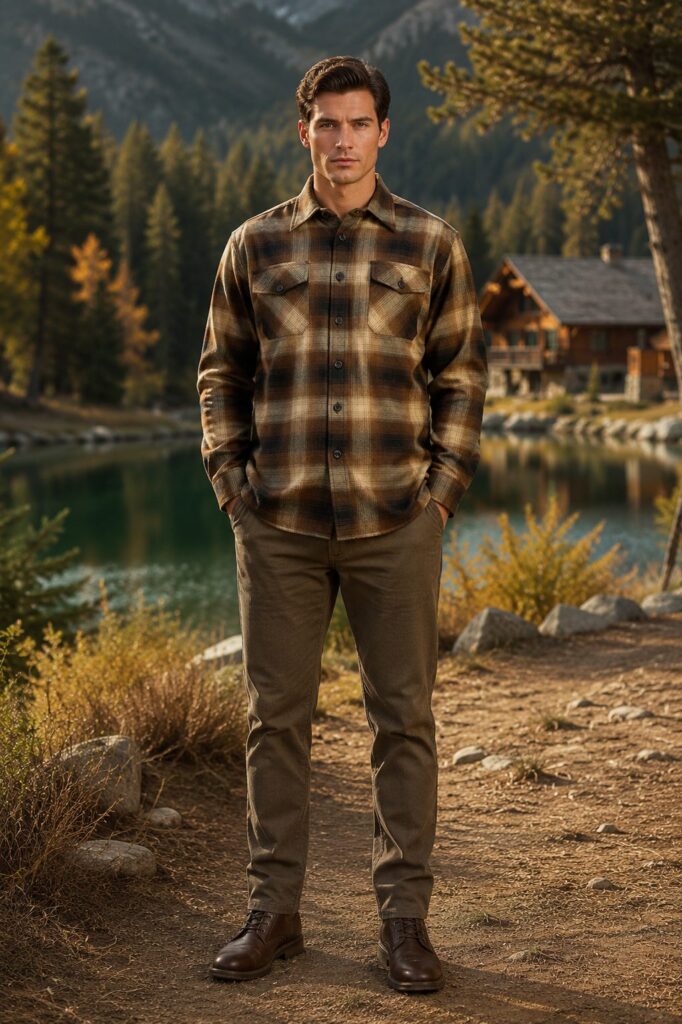 Yukon Flannel Jacket - Sand